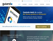Tablet Screenshot of guiandotelecom.com.br